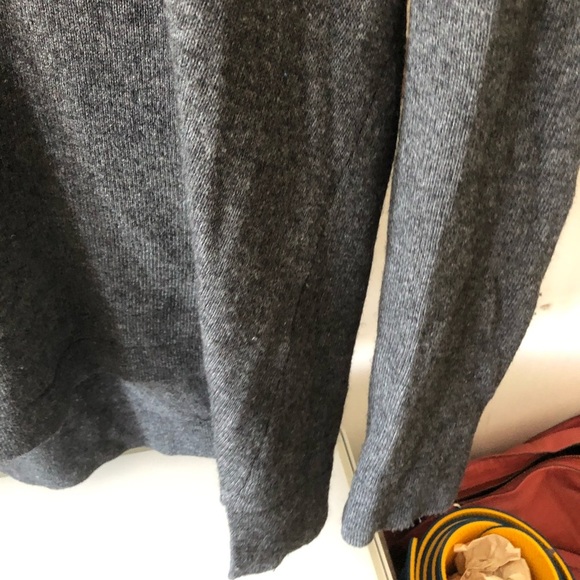 SANDRO Lambswool-Blended Tie Back Gray Sweater Size 3 - Picture 6 of 11